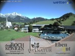 Archiv Foto Webcam Maria Alm: Ausblick Hotel Hochkönigin 10:00