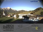 Archiv Foto Webcam Maria Alm: Ausblick Hotel Hochkönigin 08:00