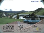 Archiv Foto Webcam Maria Alm: Ausblick Hotel Hochkönigin 23:00