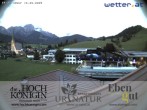Archiv Foto Webcam Maria Alm: Ausblick Hotel Hochkönigin 09:00