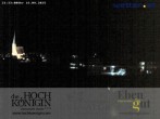Archiv Foto Webcam Maria Alm: Ausblick Hotel Hochkönigin 13:00
