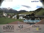Archiv Foto Webcam Maria Alm: Ausblick Hotel Hochkönigin 05:00
