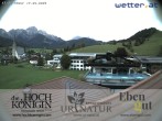 Archiv Foto Webcam Maria Alm: Ausblick Hotel Hochkönigin 07:00