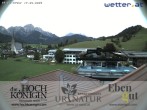 Archived image Webcam Maria Alm - View Hotel Hochkönigin 08:00