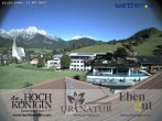 Archiv Foto Webcam Maria Alm: Ausblick Hotel Hochkönigin 05:00