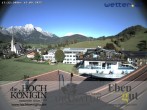 Archiv Foto Webcam Maria Alm: Ausblick Hotel Hochkönigin 07:00