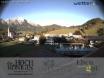 Archiv Foto Webcam Maria Alm: Ausblick Hotel Hochkönigin 08:00