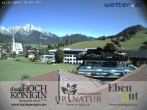 Archiv Foto Webcam Maria Alm: Ausblick Hotel Hochkönigin 03:00
