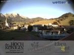 Archiv Foto Webcam Maria Alm: Ausblick Hotel Hochkönigin 08:00