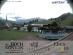 Archiv Foto Webcam Maria Alm: Ausblick Hotel Hochkönigin 23:00