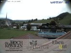 Archiv Foto Webcam Maria Alm: Ausblick Hotel Hochkönigin 23:00