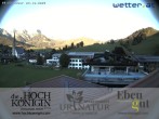 Archiv Foto Webcam Maria Alm: Ausblick Hotel Hochkönigin 08:00