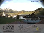Archiv Foto Webcam Maria Alm: Ausblick Hotel Hochkönigin 07:00