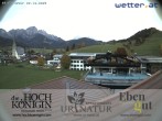 Archiv Foto Webcam Maria Alm: Ausblick Hotel Hochkönigin 06:00