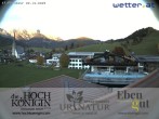Archiv Foto Webcam Maria Alm: Ausblick Hotel Hochkönigin 07:00