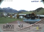 Archiv Foto Webcam Maria Alm: Ausblick Hotel Hochkönigin 23:00