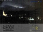 Archived image Webcam Maria Alm - View Hotel Hochkönigin 19:00