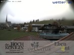 Archiv Foto Webcam Maria Alm: Ausblick Hotel Hochkönigin 23:00