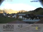 Archiv Foto Webcam Maria Alm: Ausblick Hotel Hochkönigin 05:00