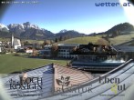 Archived image Webcam Maria Alm - View Hotel Hochkönigin 23:00