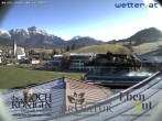 Archived image Webcam Maria Alm - View Hotel Hochkönigin 23:00