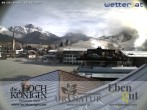 Archiv Foto Webcam Maria Alm: Ausblick Hotel Hochkönigin 23:00