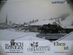 Archived image Webcam Maria Alm - View Hotel Hochkönigin 03:00