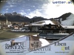 Archiv Foto Webcam Maria Alm: Ausblick Hotel Hochkönigin 23:00
