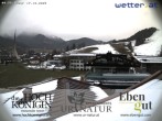 Archiv Foto Webcam Maria Alm: Ausblick Hotel Hochkönigin 23:00