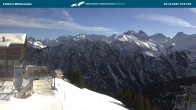Archived image Webcam Mid-mountain station at Fellhorn 09:00