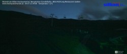Archiv Foto Webcam Bergstation Gondelbahn in Sillian 03:00