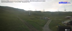 Archiv Foto Webcam Bergstation Gondelbahn in Sillian 19:00