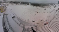 Archived image Webcam Oberhof: View Biathlon Stadium 09:00