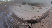 Archived image Webcam Oberhof: View Biathlon Stadium 11:00