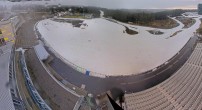 Archiv Foto Webcam Oberhof: Blick ins Biathlonstadion 15:00