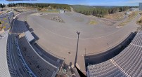 Archived image Webcam Oberhof: View Biathlon Stadium 11:00