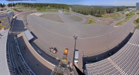 Archived image Webcam Oberhof: View Biathlon Stadium 11:00