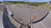 Archived image Webcam Oberhof: View Biathlon Stadium 13:00