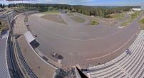 Archived image Webcam Oberhof: View Biathlon Stadium 15:00