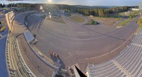Archived image Webcam Oberhof: View Biathlon Stadium 19:00
