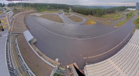 Archiv Foto Webcam Oberhof: Blick ins Biathlonstadion 13:00