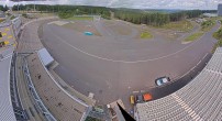Archived image Webcam Oberhof: View Biathlon Stadium 11:00