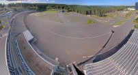 Archiv Foto Webcam Oberhof: Blick ins Biathlonstadion 15:00