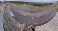 Archiv Foto Webcam Oberhof: Blick ins Biathlonstadion 15:00