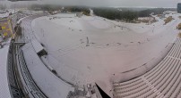 Archived image Webcam Oberhof: View Biathlon Stadium 15:00