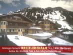 Archived image Webcam View from the hotel Breitlehenalm 11:00