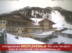 Archived image Webcam View from the hotel Breitlehenalm 13:00