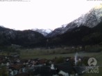 Archived image Webcam View of the church Bad Hindelang 05:00