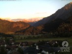 Archived image Webcam View of the church Bad Hindelang 19:00