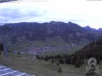 Archiv Foto Webcam Aussicht auf Bad Hindelang von der Hornbahn Bergstation 19:00